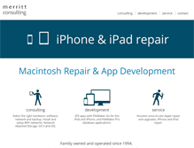 Tablet Screenshot of merrittconsulting.com